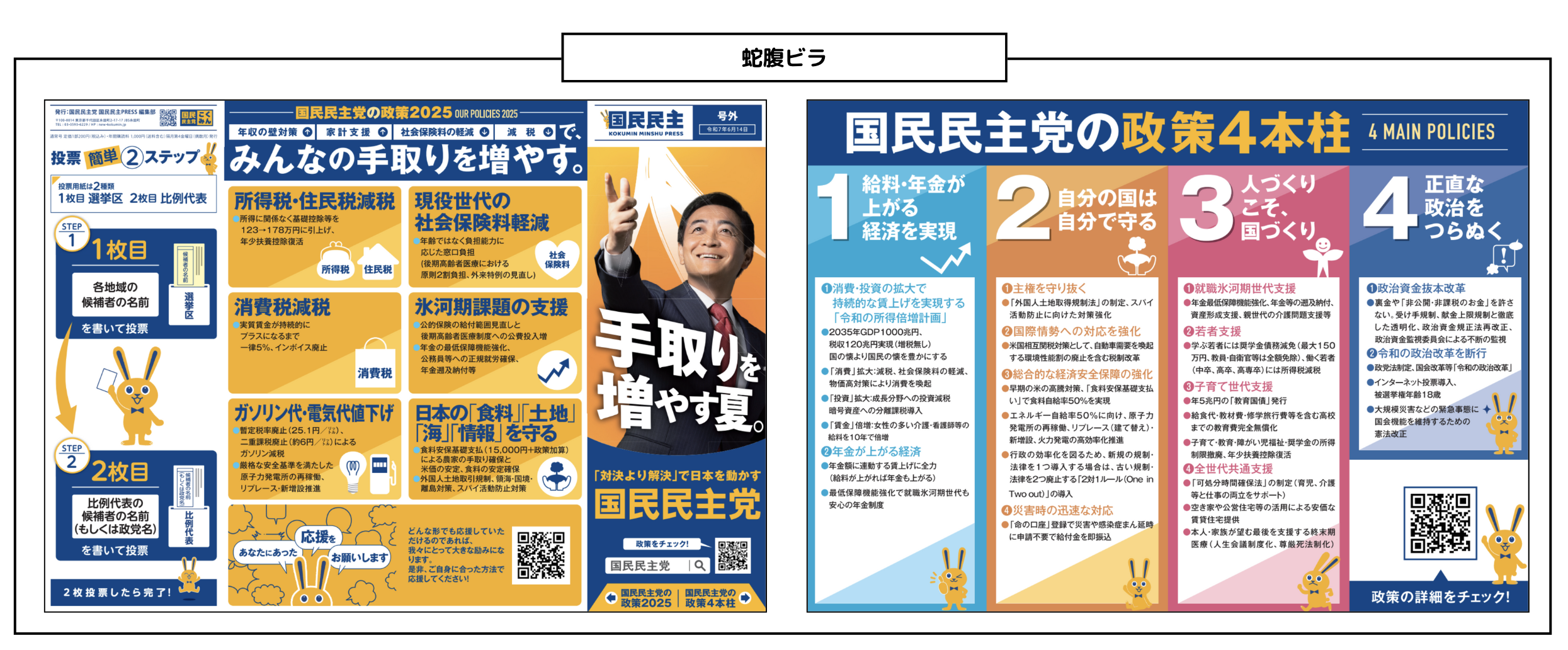 【党本部】参院選本番ビラ、ポスティングのお願い!!!